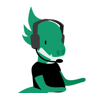 A dragon on the phone