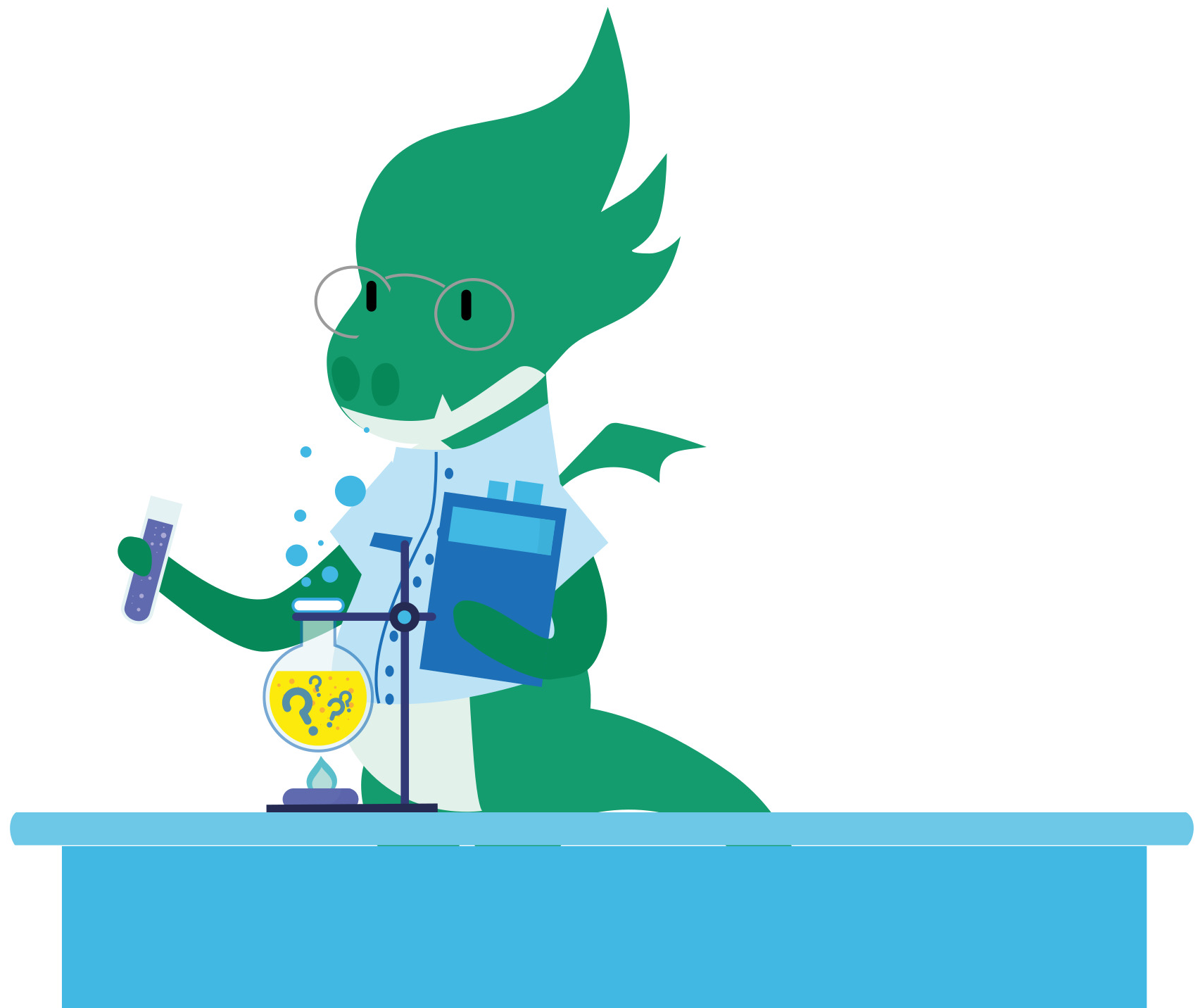 A scientific dragon